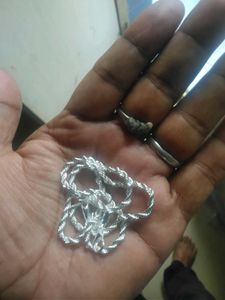 fine Silver plated Rope Chain for men or women