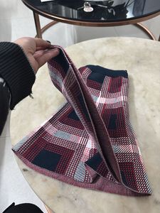 Plaid A-Line Skirt