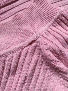 Pink V Neck Top