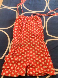 Cute Polka Dot Romper