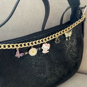 Y2K Chain Black Bag charm