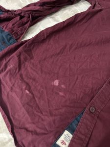 Long Sleeve Stand Collar Shirt