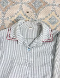 Cute Blue striped shirt