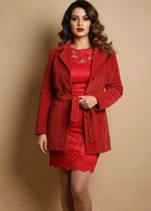 Red Velvet Coat