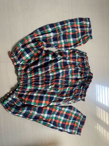 Checkered Top | used once