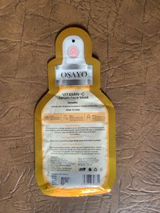 Premium Vitamin C Serum Face Mask