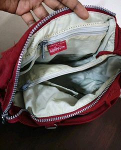 Kipling Red Tote Bag