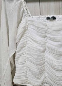 Cute White Sleeve Top🎀