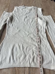 Cold Shoulder Knit Top