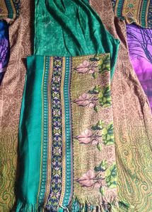 Winter Full Kurta Set With Heavy Stall.