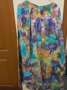 Tie-Dye Wide skirt