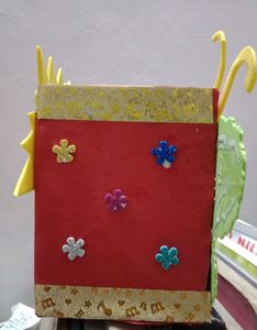 Butterfly themed tissue box cover