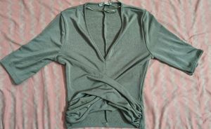 Grey Party Wear Top
