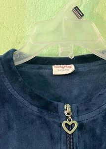 Lovely Blue Velvet Jacket