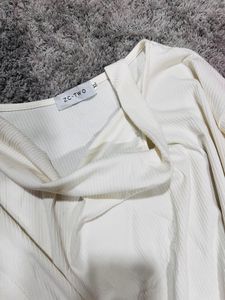Ivory Knit Cardigan Dress