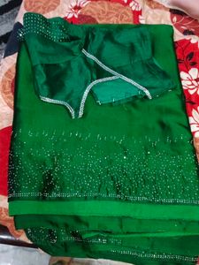 With Blouse Saree