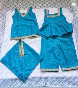 Baby Girl Pahadi Dress Full Set And On Frok Free