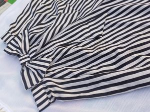 Black and White Flared Palazzo