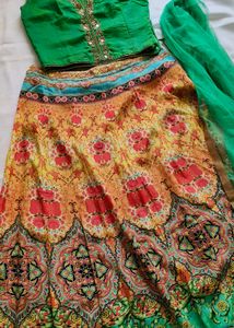 Fully Stitched Lehenga💚