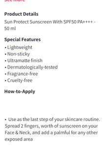 Skenzi Sunscreen SPF 50