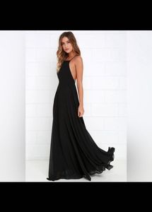 The DA&#39;s Mythical Kind of Love Black Maxi Dress