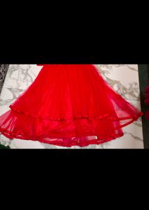 DROPPED 💯 Red Flared Gown..❤️🍒