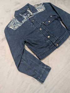 🫠VTG Ralph Lauren Floral  denim jacket.