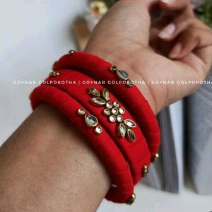 Kundan Work Bangles ❤️