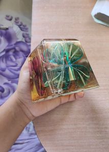 Pen Holder With Liquid And Stars In It