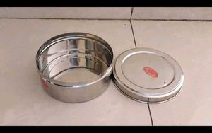 Unused Pack Of 2 Steel Containers