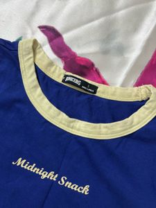 bonkers Blue &#39;Midnight Snack&#39; baby tee