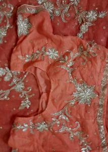 designer heavy netted saree