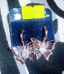 Rosegold Butterfly 🦋 Korean  Earrings