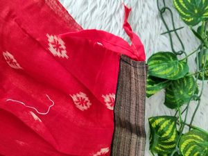 Red Ethnic Skirt With Blouse