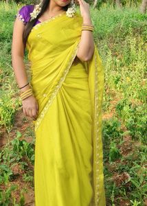 Elegant Yellow Saree