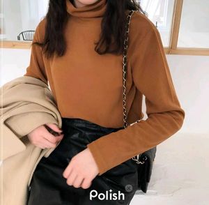 New With Tag Korean Turtleneck Long Sleeve Top