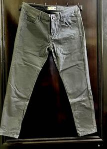 Gray Slim Fit Denim Jeans