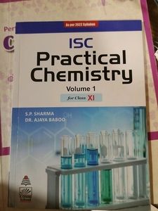 Isc Practical Chemistry Class 11