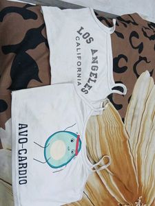 Cute Graphic Tank Top set