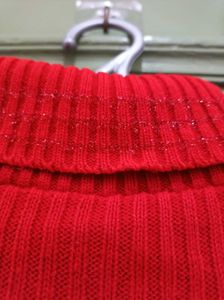 Red Knit Sweater