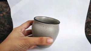 Grey Handmade Kulhad (Ceramic Cup For Chai Etc)