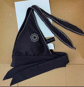La Blanca Brown Tropical TapestryBanded Halter