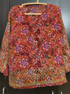 Floral Embroidered Top