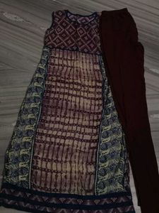 L Size Kurti Lagging Set