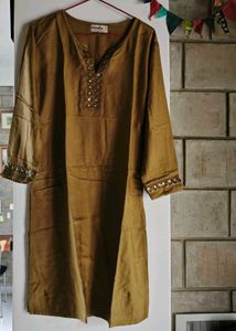 Fabindia Silk Kurta (M)