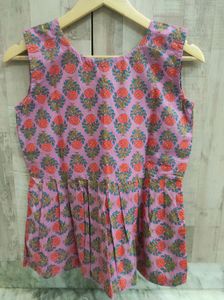 Cotton Peplum Top