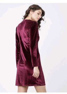 Tokyo talkies M Size Burgundy Velvet..