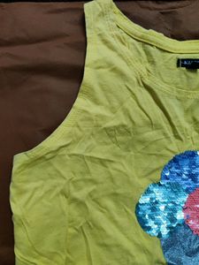 Yellow Colour Top