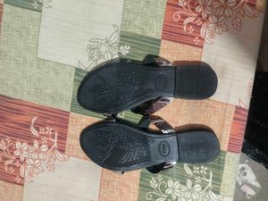 Black Criss-Cross Sandals
