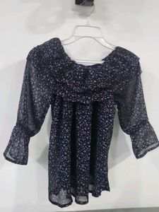 Floral Sheer Top